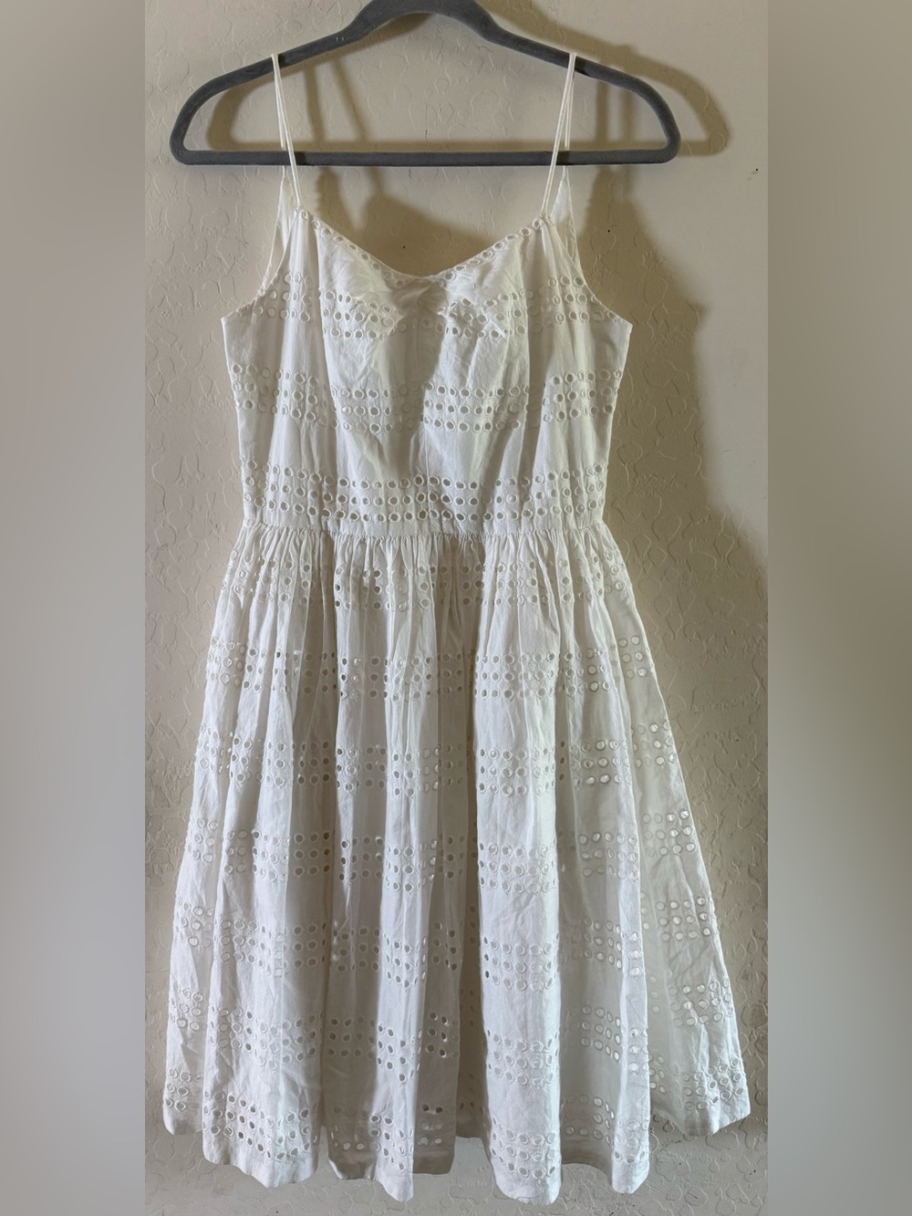 J.Crew, size 00, 100% cotton eyelet dress